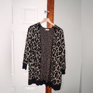 Song n Spirit Cheetah Cardigan